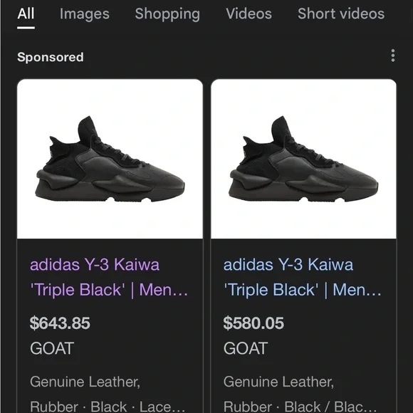 Top Sneakers Y3 Kaiwa - Picture 7 of 7